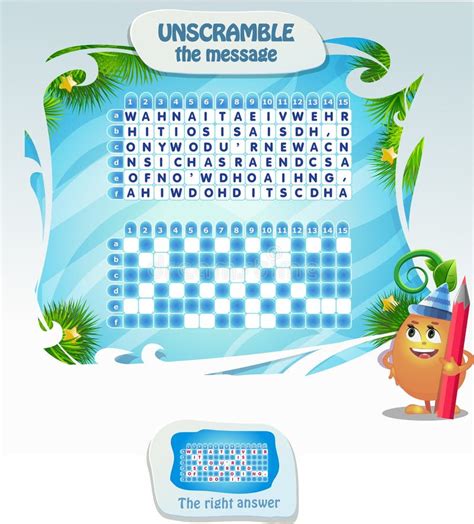 message unscramble